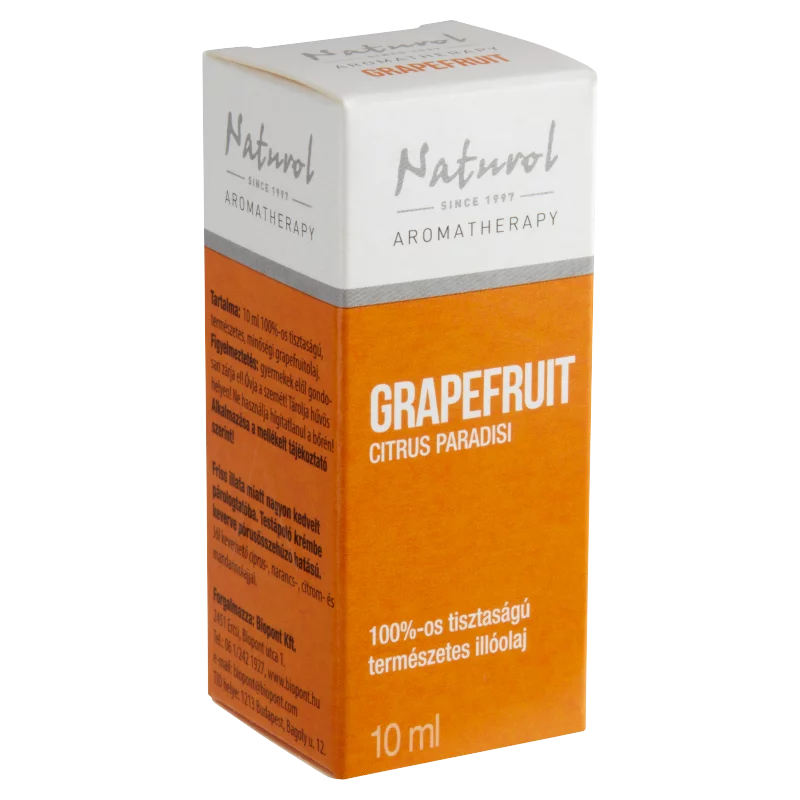 Naturol Aromatherapy 100%-os tisztaságú természetes grapefruit illóolaj 10 ml
