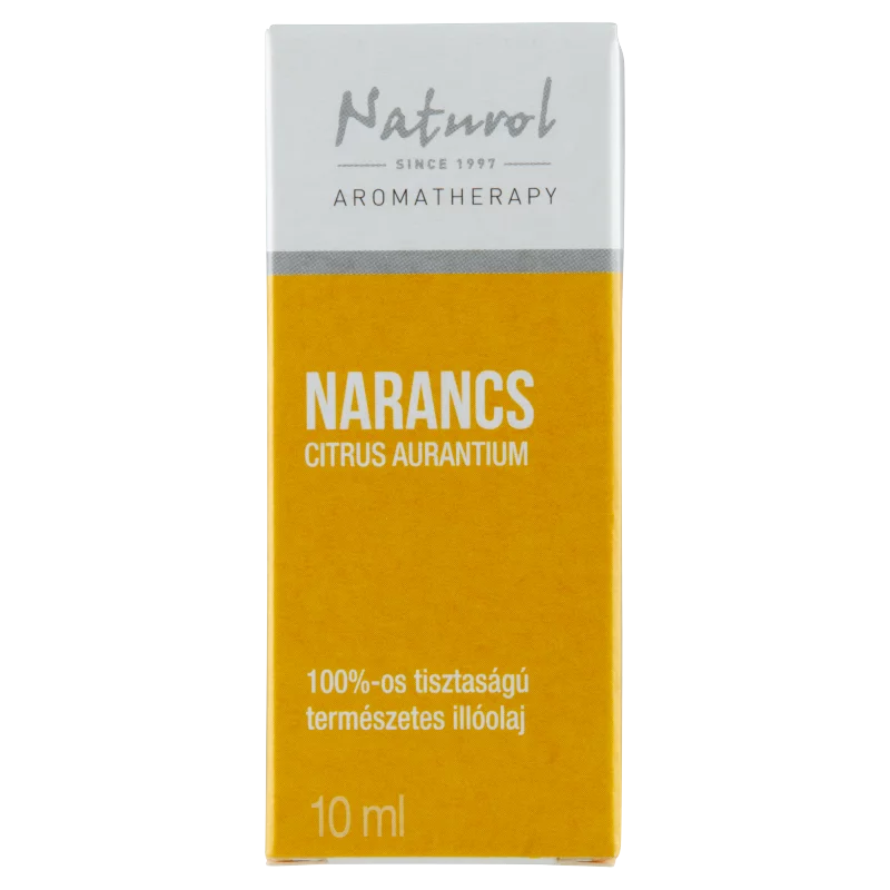 Naturol Aromatherapy 100%-os tisztaságú természetes narancs illóolaj 10 ml