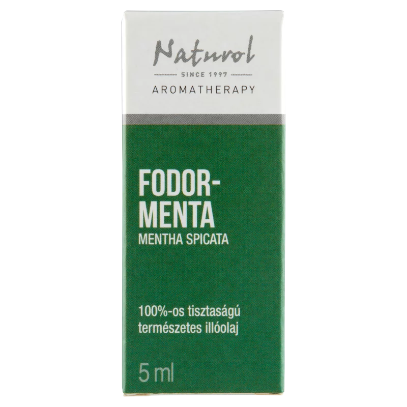 Naturol Aromatherapy 100%-os tisztaságú természetes fodormenta illóolaj 5 ml