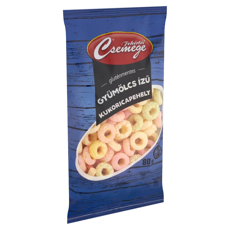 Fehértói Csemege gluténmentes gyümölcs ízű kukoricapehely 80 g