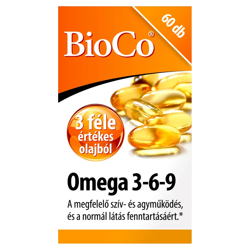 BioCo Omega 3-6-9 lágyzselatin kapszula 60 x 1,35 g (81 g)