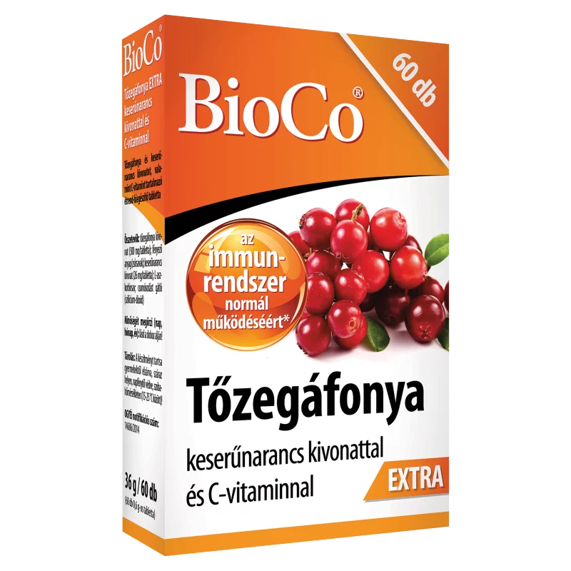 BioCo Tőzegáfonya Extra tabletta 60 x 0,6 g (36 g)
