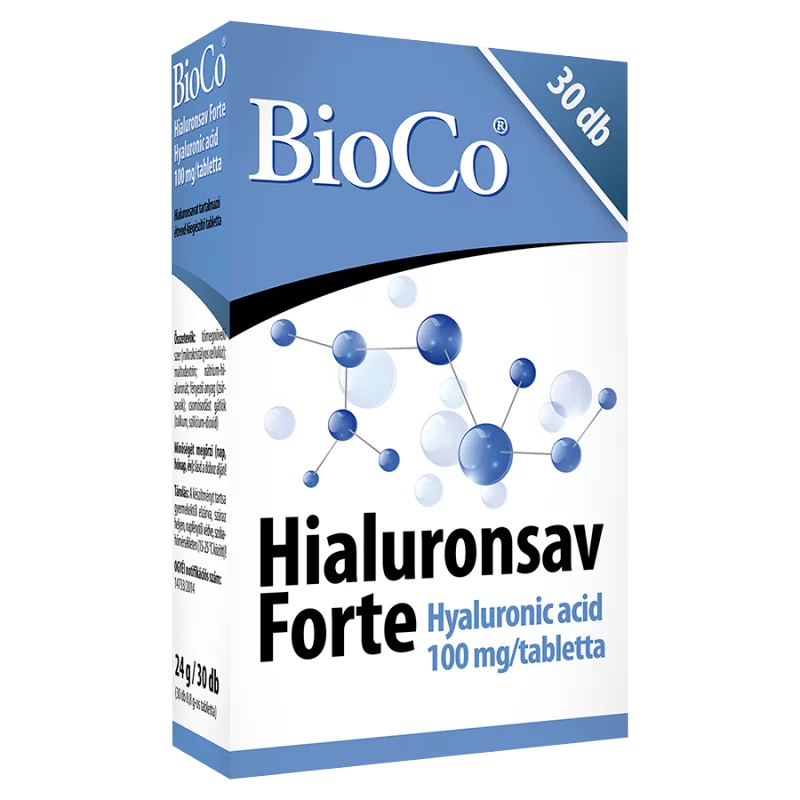 BioCo Hialuronsav Forte tabletta 30 x 0,8 g (24 g)