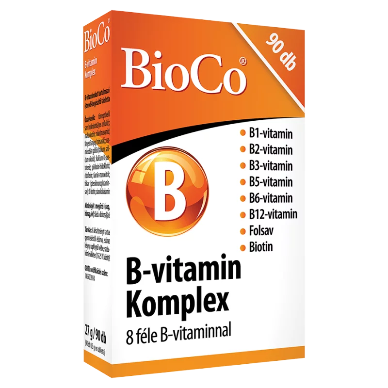 BioCo B-vitamin Komplex tabletta 90 x 0,3 g (27 g)