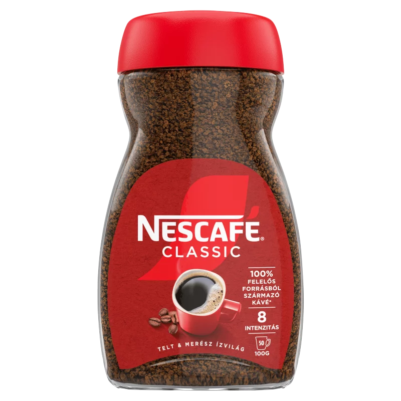 Nescafé Classic azonnal oldódó kávé 100 g