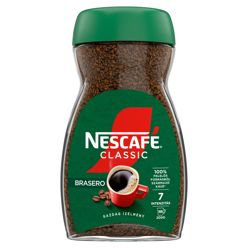 Nescafé Classic Brasero azonnal oldódó kávé 200 g