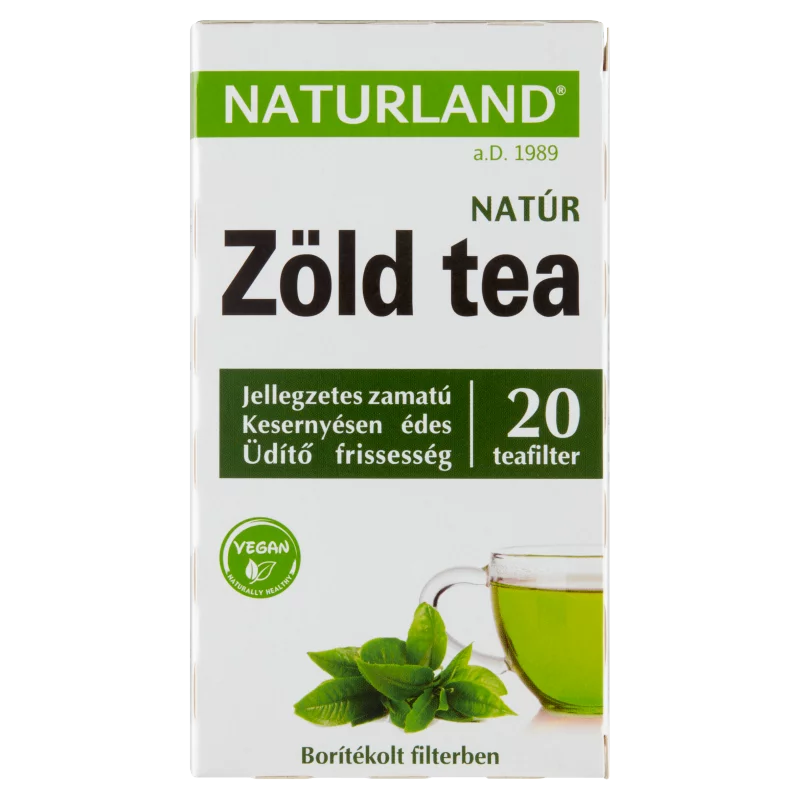 Naturland natúr zöld tea 20 filter 30 g