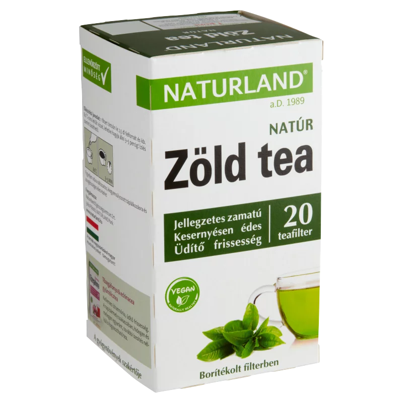 Naturland natúr zöld tea 20 filter 30 g