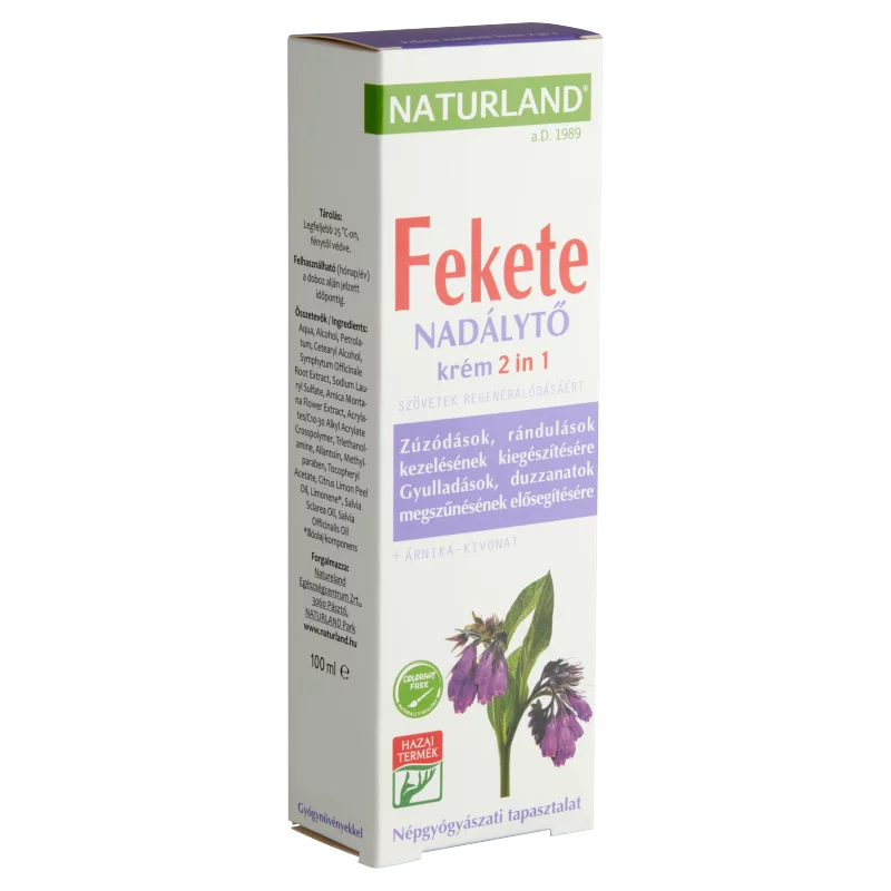 Naturland 2 in 1 fekete nadálytő krém 100 ml