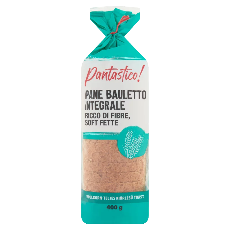 Pantastico! teljes kiőrlésű Vollkorn toast szeletek napraforgóolajjal 400 g