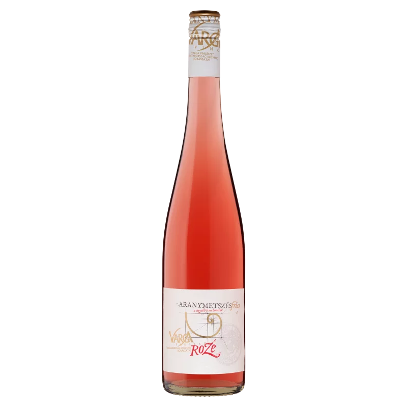 Varga Aranymetszés Friss Balatoni Rozé száraz rozé tájbor 10,5% 0,75 l