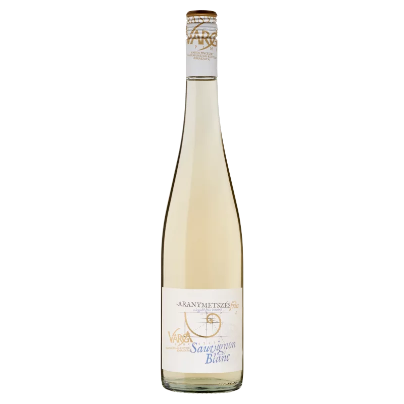 Varga Aranymetszés Friss Felső-Magyarországi Sauvignon Blanc száraz fehér tájbor 12% 0,75 l
