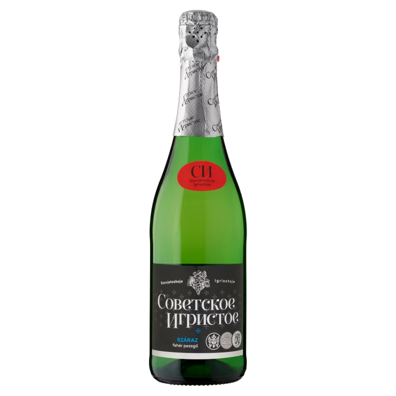 Szovjetszkoje Igrisztoje száraz fehér pezsgő 11% 750 ml