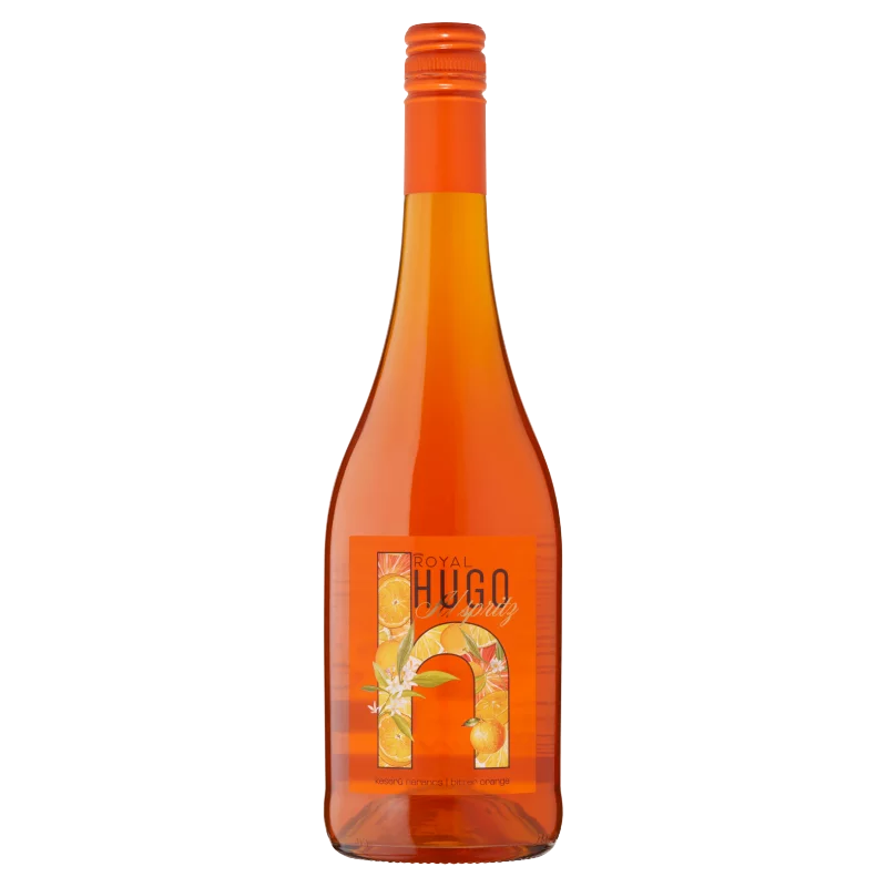 Royal Hugo A/ Spritz keserű narancs ízű, szénsavas, ízesített boralapú koktél 7,3% 750 ml
