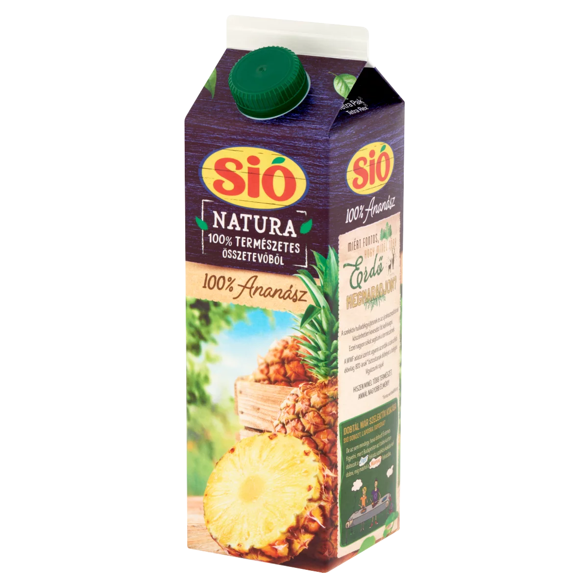 Sió Natura 100% rostos ananászlé 1 l