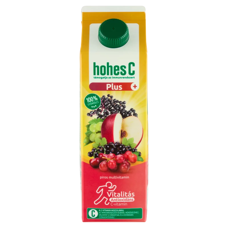 Hohes C Plus+ Antioxidáns Red Multivitamin 100% vegyes gyümölcsital 1 l