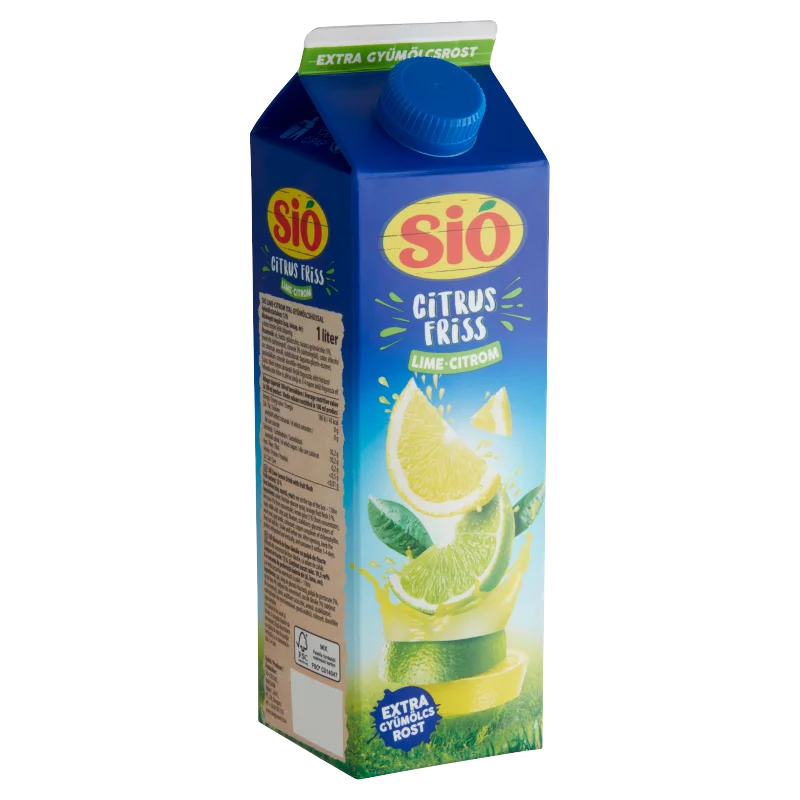 Sió Citrus Friss lime-citrom ital gyümölcshússal 1 l