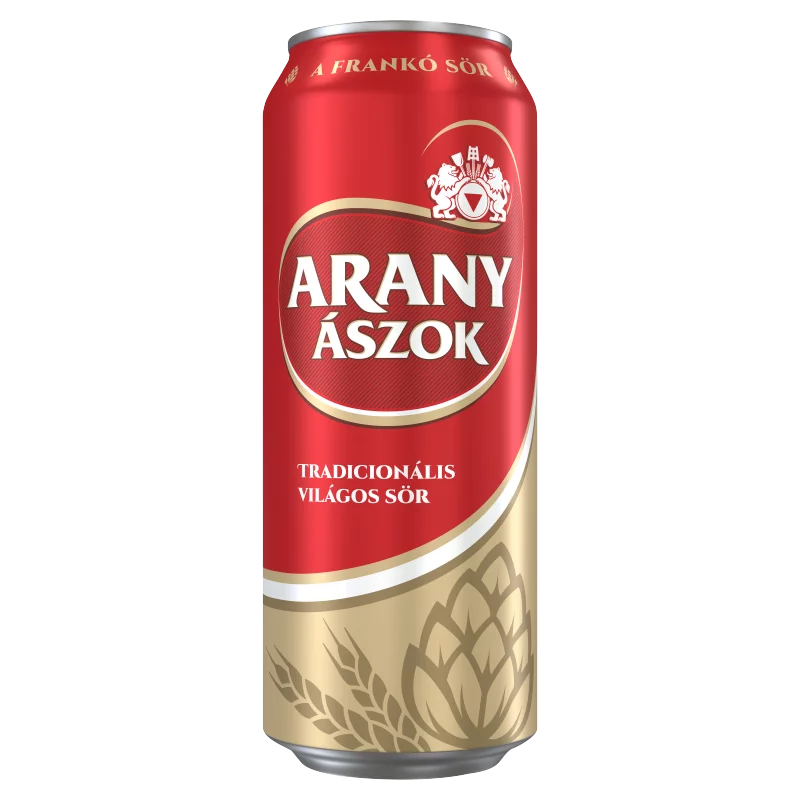 Arany Ászok tradicionális világos sör 4,3% 0,5 l