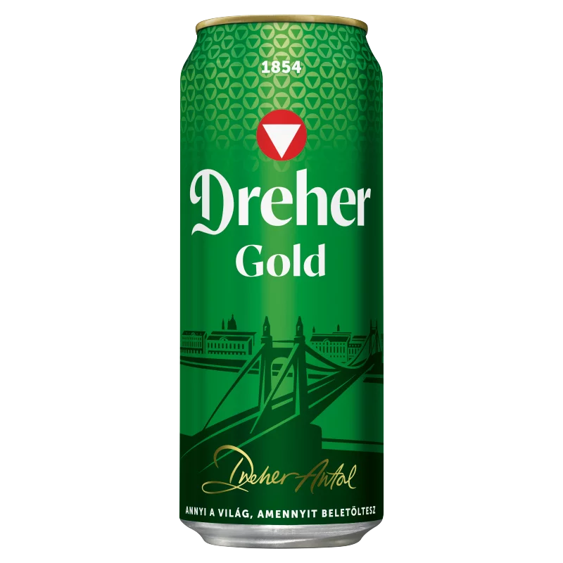 Dreher Gold minőségi világos sör 5% 0,5 l