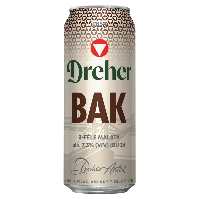 Dreher Bak minőségi barna sör 7,3% 0,5 l