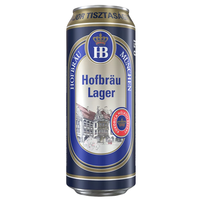 Hofbräu München Lager világos sör 4% 0,5 l