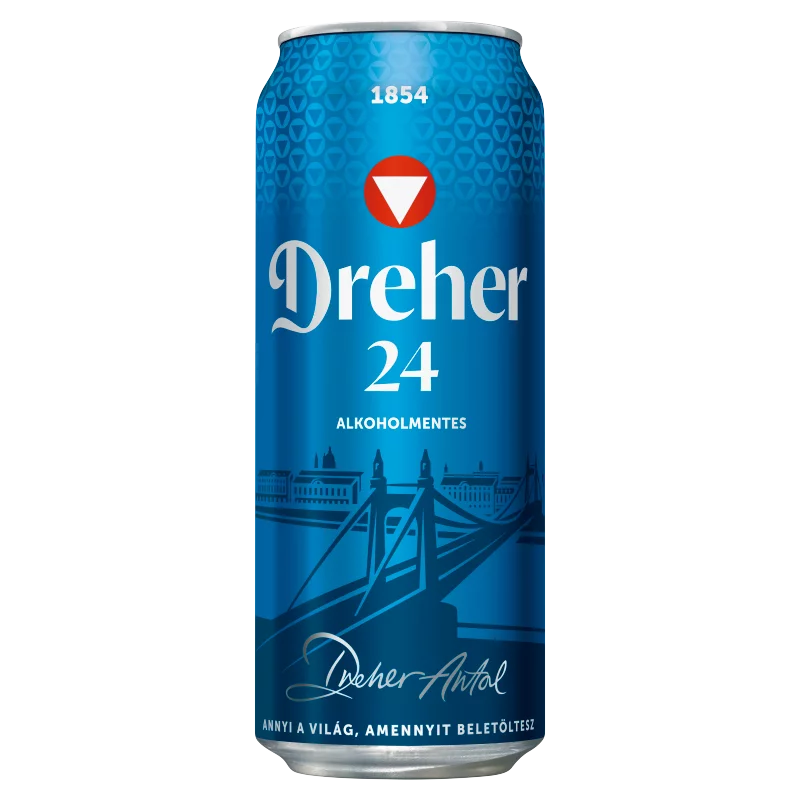 Dreher 24 alkoholmentes világos sör 0,5% 0,5 l