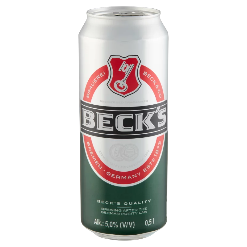 Beck's minőségi világos sör 5% 0.5 l