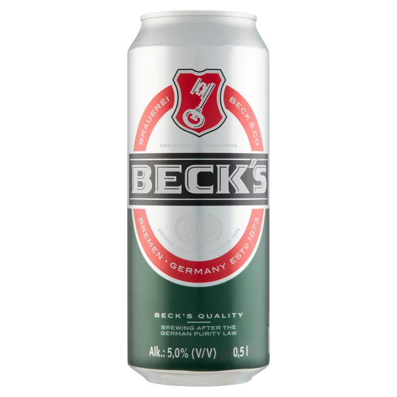 Beck's minőségi világos sör 5% 500 ml