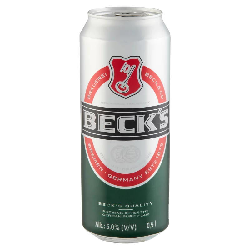 Beck's minőségi világos sör 5% 500 ml