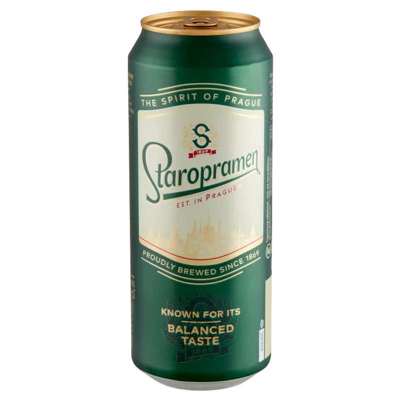 Staropramen minőségi világos sör 5% 0,5 l