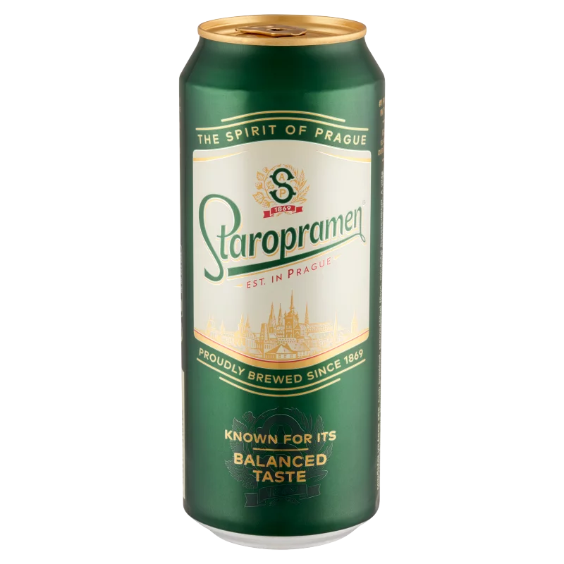 Staropramen minőségi világos sör 5% 0,5 l