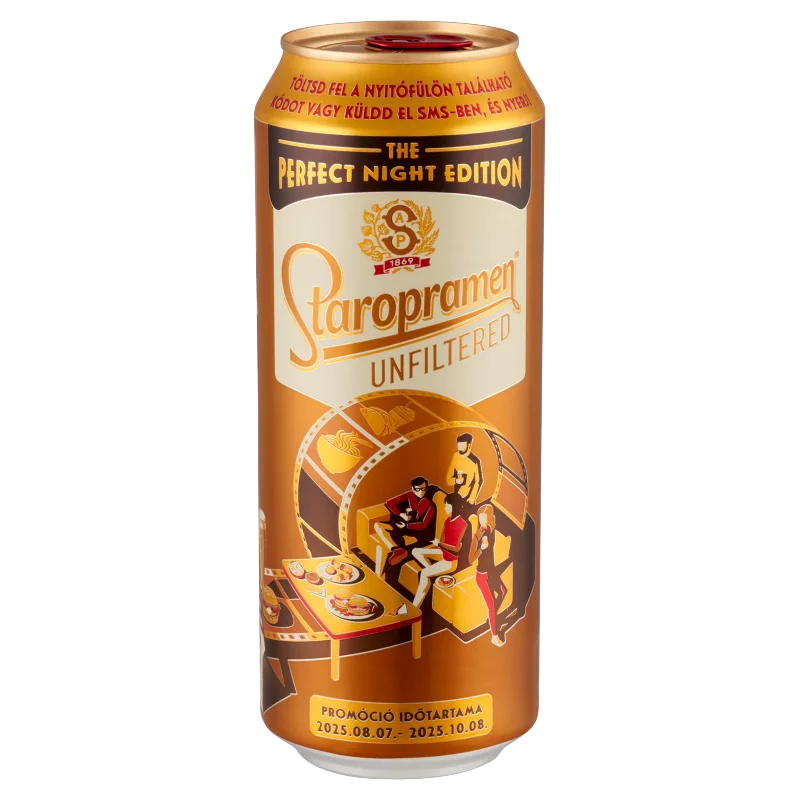 Staropramen Unfiltered minőségi világos, szűretlen sör 5% 0,5 l