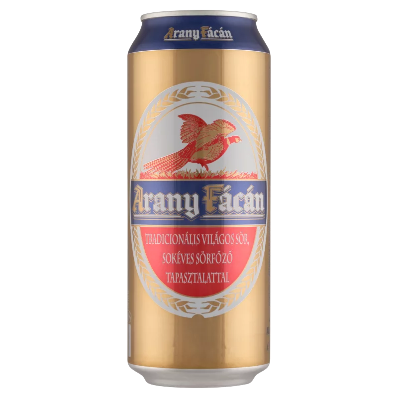 Arany Fácán világos sör 4% 500 ml