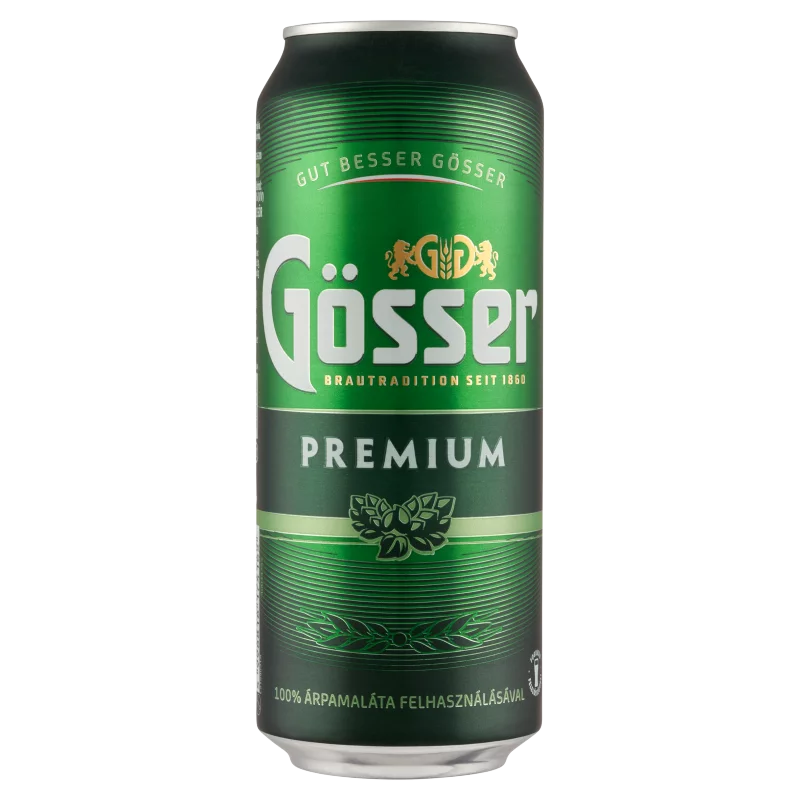Gösser Premium minőségi világos sör 5,0% 500 ml