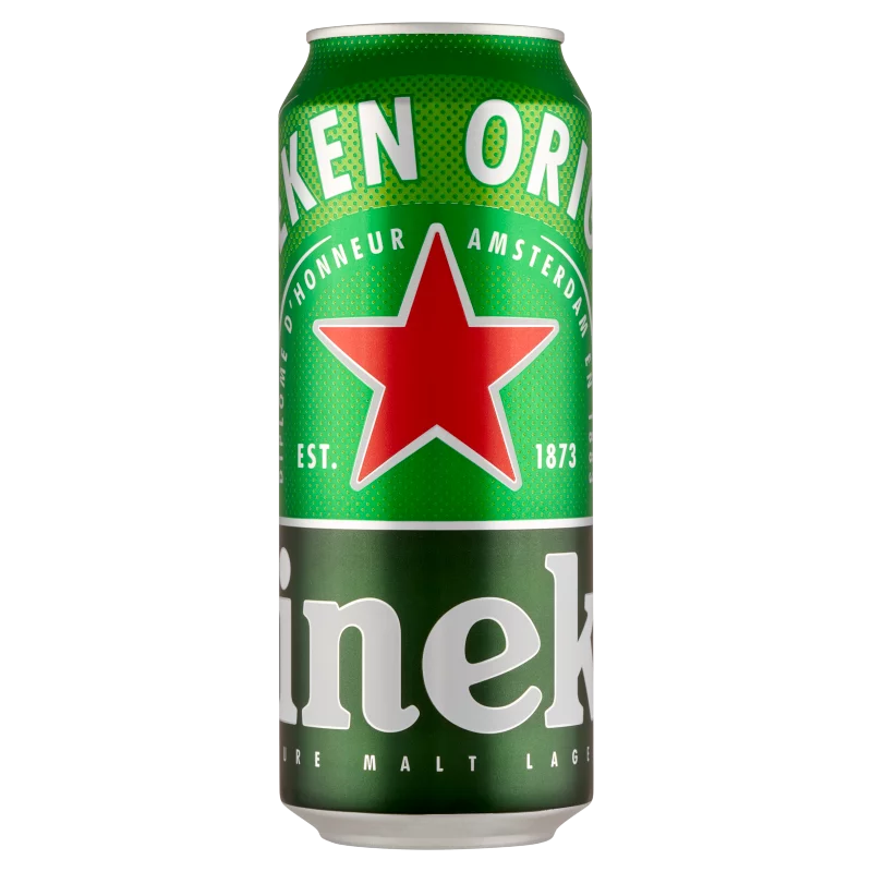 Heineken minőségi világos sör 5% 0,5 l