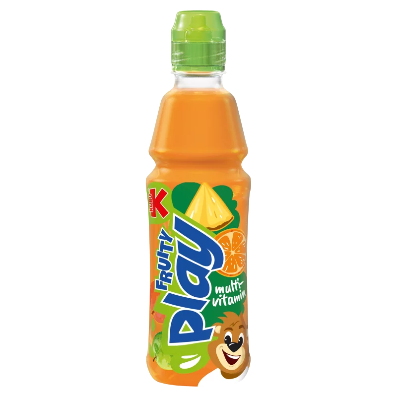 Kubu Fruity Play Multivitamin vegyes gyümölcsital 400 ml 