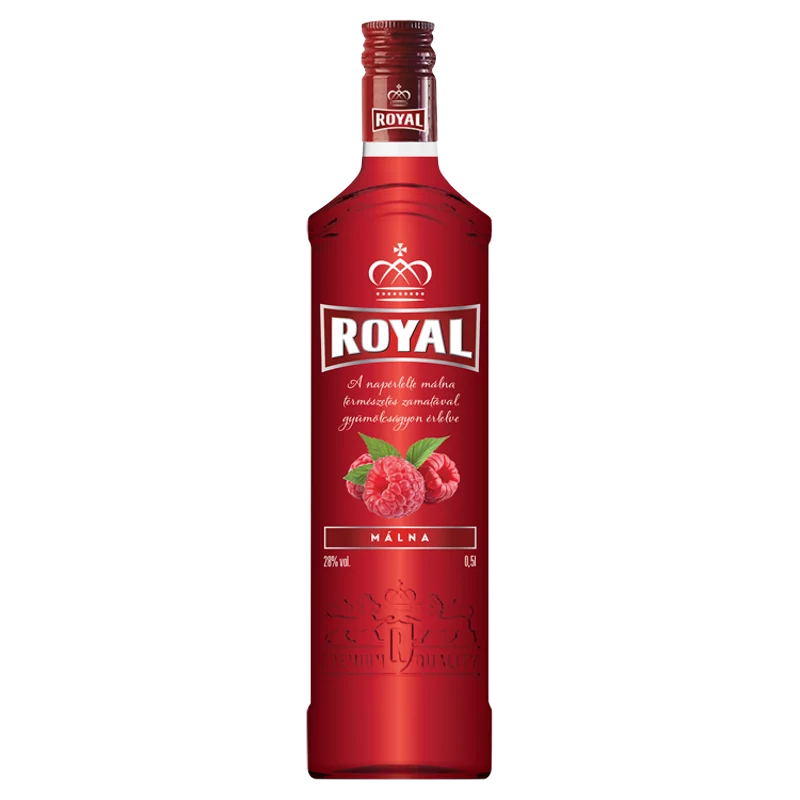 Royal málna likőr 28% 0,5 l