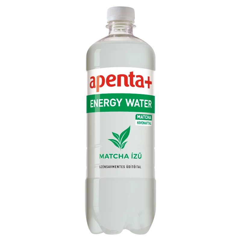 Apenta+ Energy Water matcha ízű szénsavmentes üdítőital 750 ml