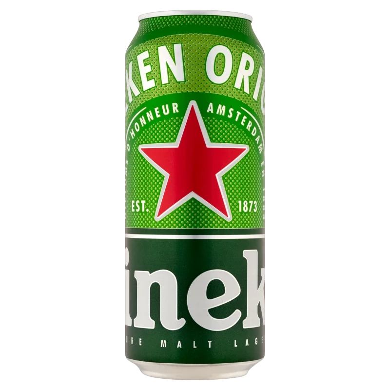 Heineken Original minőségi világos sör 5% 0,5 l doboz