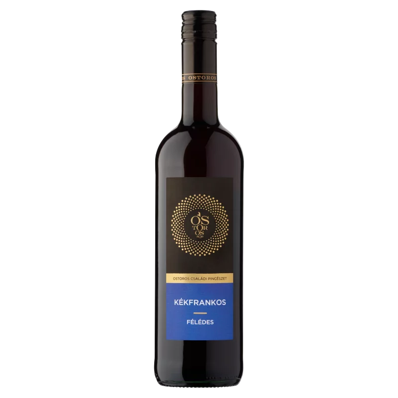Ostorosbor Felső-Magyarországi Kékfrankos félédes vörösbor 12% 750 ml