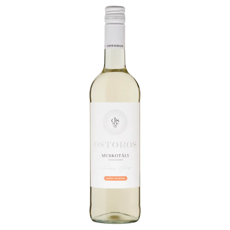 Ostorosbor Felső-Magyarországi Muskotály félédes fehérbor 11% 750 ml
