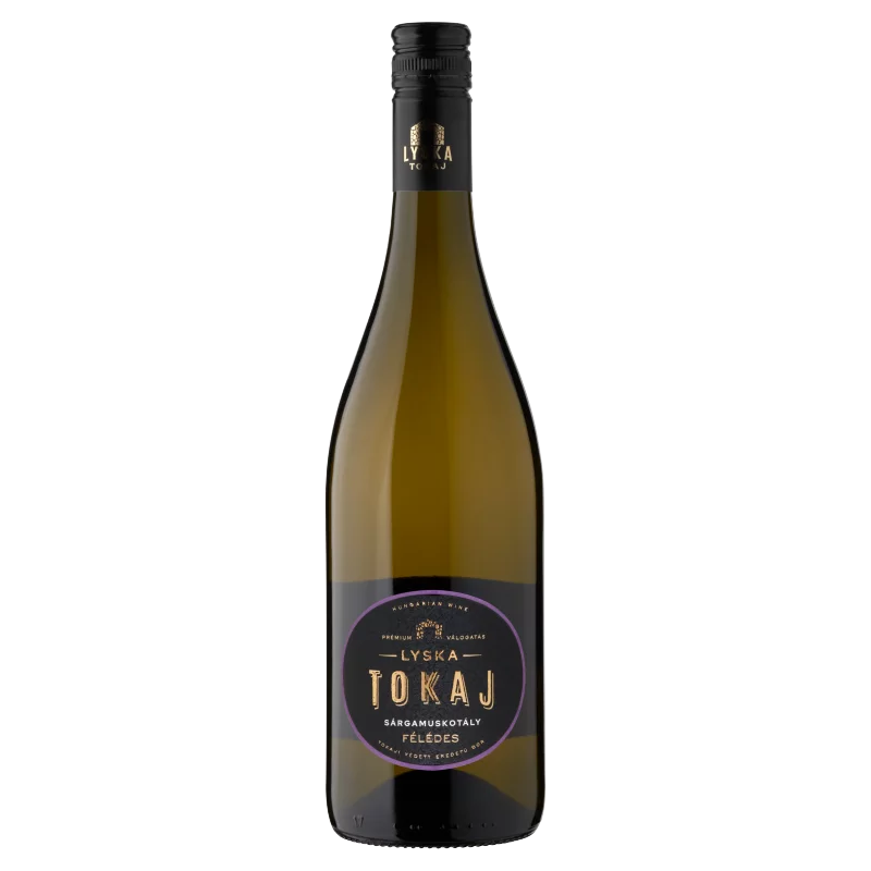 Lyska Tokaji Sárgamuskotály félédes fehérbor 11% 750 ml