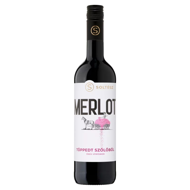 Soltész Felső-Magyarországi Merlot édes vörösbor 13% 750 ml