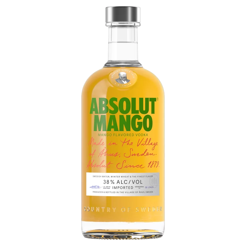 Absolut Mango természetes mangó ízesítésű vodka 38% 0,7 l