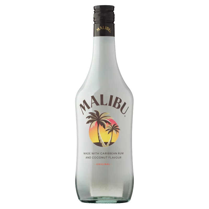 Malibu kókusz ízesítésű rum alapú likőr 21% 0,7 l