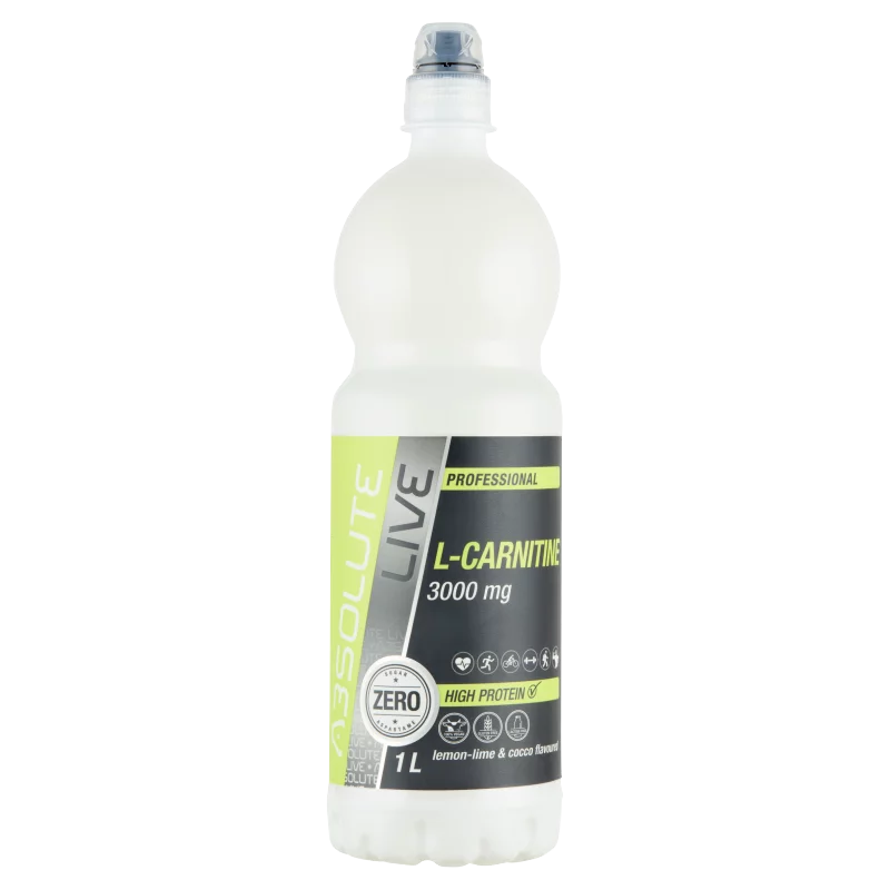 Absolute Live energiamentes citrom-lime-kókusz ízű szénsavmentes üdítőital édesítőszerekkel 1 l