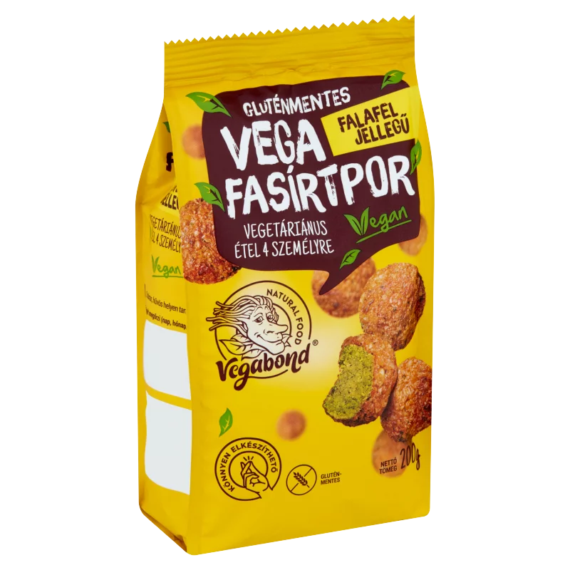 Vegabond falafel jellegű gluténmentes vega fasírtpor 200 g