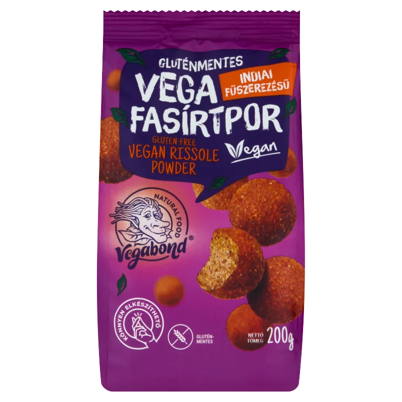 Vegabond gluténmentes vega indiai fűszerezésű fasírtpor 200 g