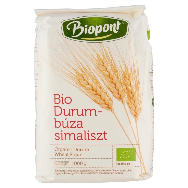 Biopont bio durumbúza simaliszt 1000 g
