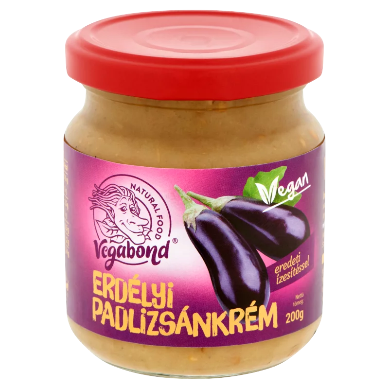 Vegabond erdélyi padlizsánkrém eredeti ízesítéssel 200 g